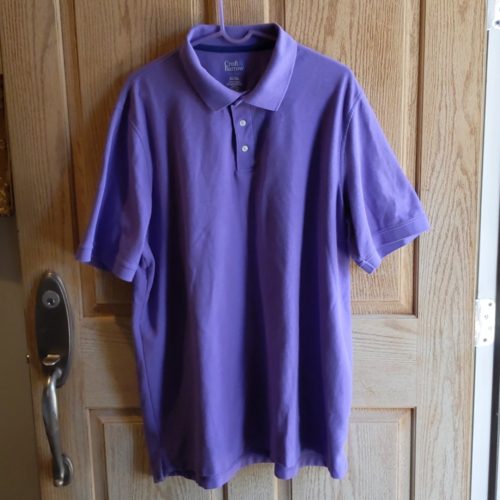 Croft & Barrow, XXL TALL purple polo